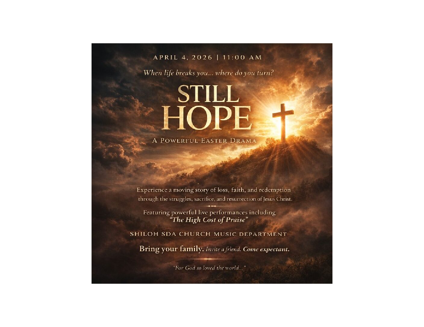 Resurrection Day Play – Still Hope